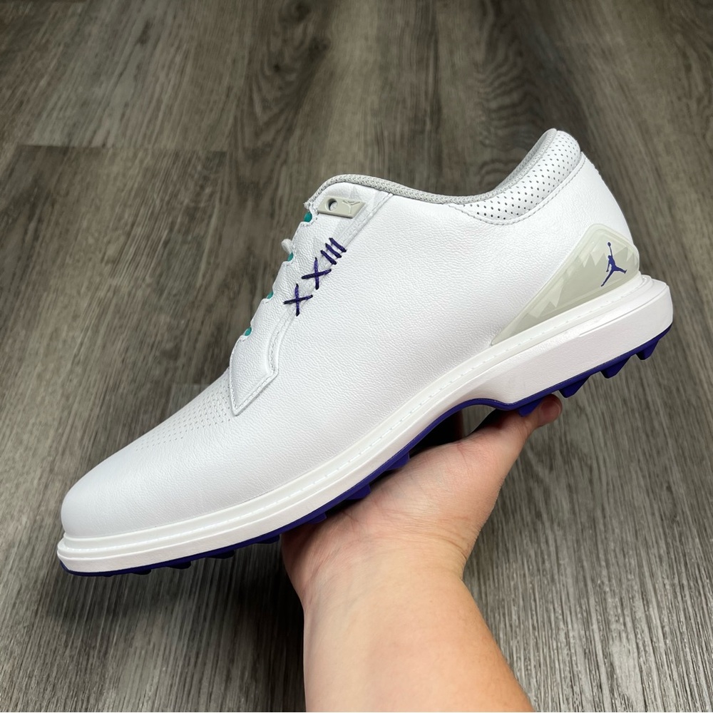 New Jordan ADG 5 White Grape Ice FQ7874-100 Golf Shoes Mens size 9‎ Purple Nike